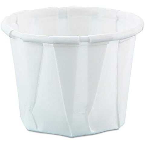 Solo 0.5 oz Treated Paper Souffle Portion Cups for Measuring, Medicine, Samples, Jello Shots (Pack of 250) Cover
