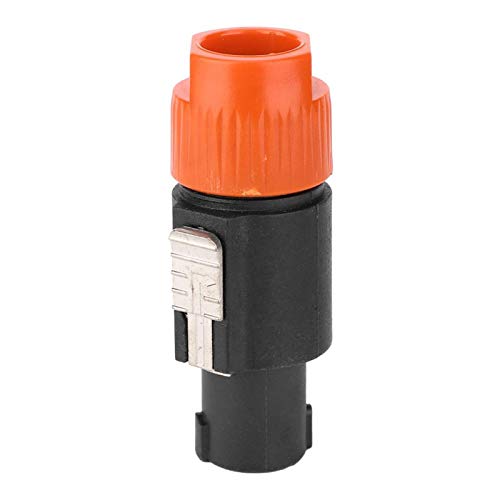 Speakon Plug, Audio Cable Connector, 10PCS C-NL4FC Audio Speaker Connector Waterproof 4 Pin Speakon Plug Cable Connector(Orange) - Image 4