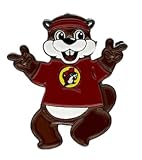 Buc-ee's Mascot Collectible Enamel Pin, Brown Beaver with Red Shirt, Official Licensed Merchandise