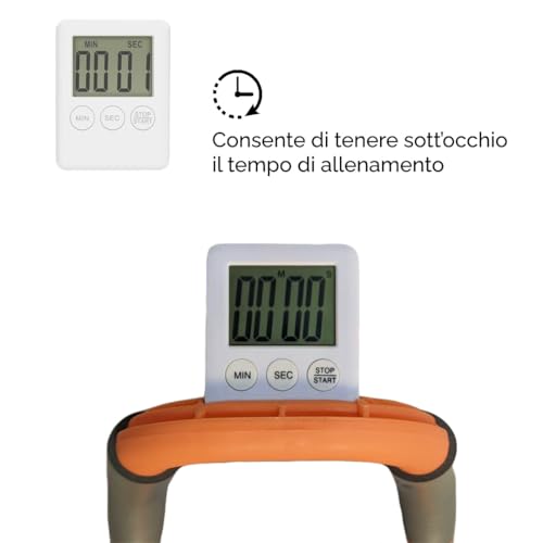 Rolo abdominal y rueda para ejercicios de core con retorno asistido 3