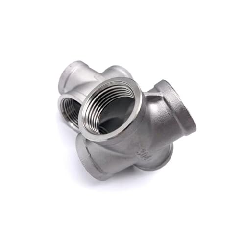 Cruz de 4 vías de 3/4" SS304 para solucionar fugas y ramificar agua con éxito 6