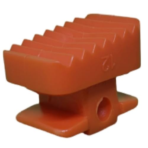 Pé Sapata Para Escada Doméstica De Alumínio (4 Pçs/2 Pares) (Laranja)