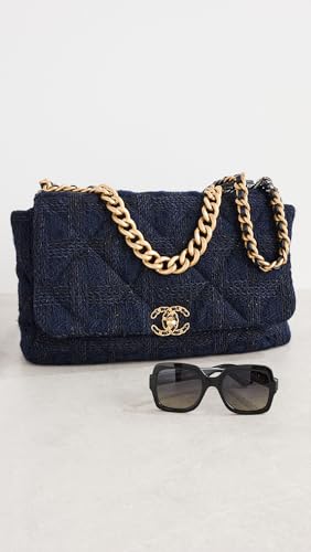 Chanel Women's Pre-Loved Maxi 19 Shoulder Bag, Tweed3