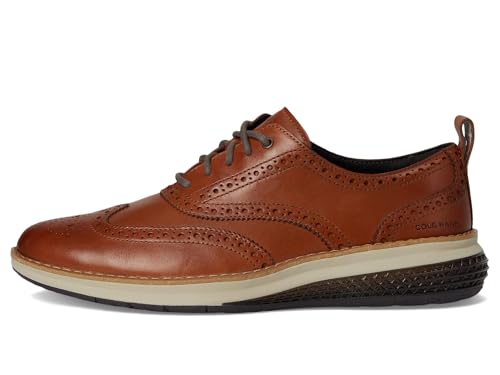 Cole Haan Men's Og Energyweave Wingtip Oxfords, British Tan/Ivory, 11.5-M US