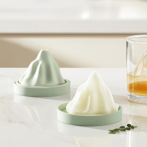 Molde de silicona para cubos de hielo forma montaña miniatura 1