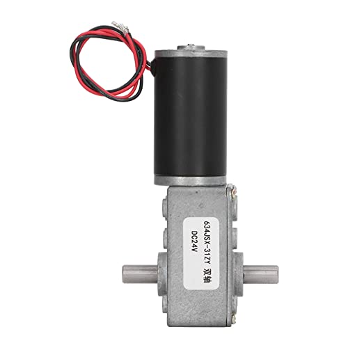 Micro moteur à engrenages CC 24V Irfora à double arbre rotatif de 100 TR/Min