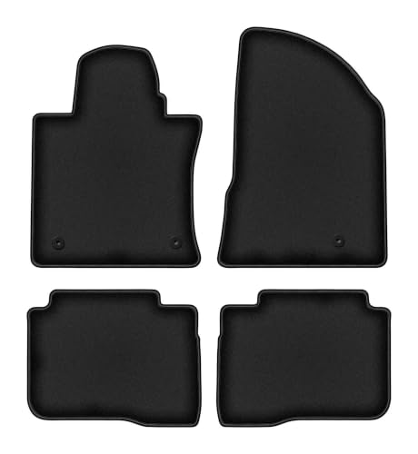 Tapis de sol SsangYoung Torres anti-glisse en velours noir pour stopper la saleté