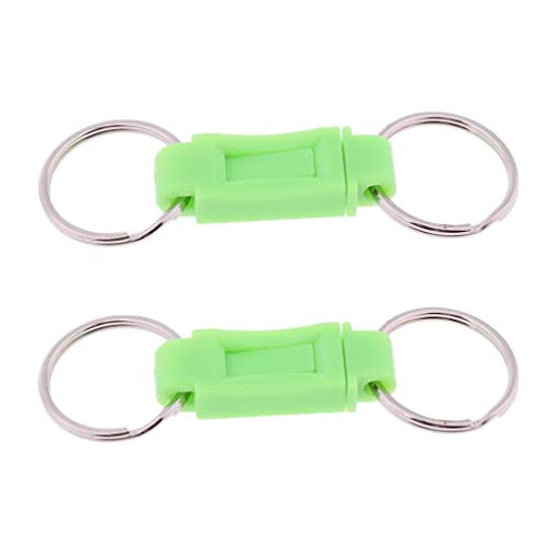 Hellery 2X Portachiavi a Sgancio Rapido Staccabili...