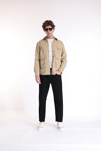 Image of INKD Men's Jogger Jeans - Mid-Rise | Cotton Blend | Stretchable Fabric| Elasticated Waistband | Classic 5 Pocket Styling | Jeans for Men | Men's Bottomwear (Available in Plus Sizes)
