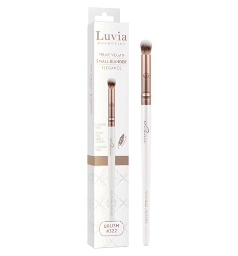 Luvia Professional Makeup Brush, Eyeshadow Make-Up Brush, Eye Shadow Brush, Vegan Cosmetic Brush, 322 // Small Blender - Elegance
