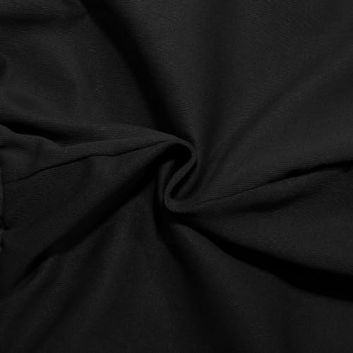 Boys Kids Cargo Shorts Youth Boy's Casual Loose Stretch Shorts Outdoor Cargo Bottoms Fleece Pants Baby Boy Black4