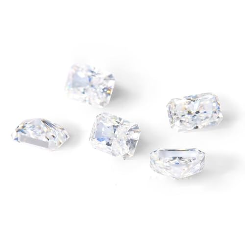 High Clarity D Colorless Radiant Moissanite Diamond Loose Moissanite Stone2
