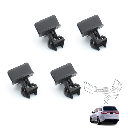 Yimluofa 68249278AA Rear Bumper Trailer Tow Hitch Cover Retainer Clips,4 PCS Retainer Cover Nut Rear Bumper Fit Compatible with Chevrolet for Cadillac for Buick for GMC Acadia Yukon 07-19 11610049