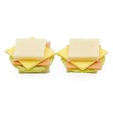 Odoria 1/12 Miniature 2Pcs Sandwich Cuisine de Maison de Poupées