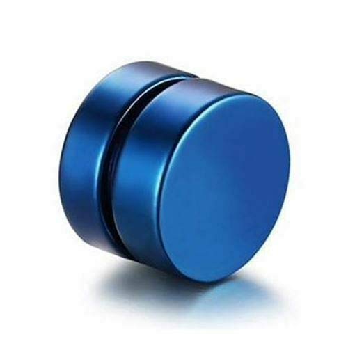 Hunky Dory 6mm Blue Barbell Magnetic Non-Piercing Stainless Steel Earring Studs For Men Women (Pack of 1) (B0845PLSBS) Amazon Price History, Amazon Price Tracker