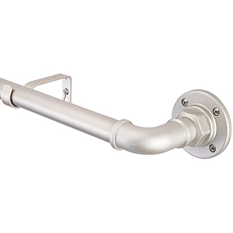 Curtain Rods for Windows 72 to 144 Outdoor Curtain Rod for Patio Blackout Drapery Rods Industrial Heavy Duty Curtain Rods Ceiling Curtain Rod Bedroom Cover