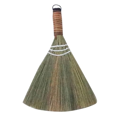 Unomor Unique Appearance Wood Desktop Broom Short Handle Cleaning Brush for Office and Home Use