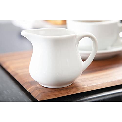 Olympia - Pots à lait en porcelaine Olympia Athena (lot de 4) - contenant résistant aux rayures pour sauces, jus et crème 170 ml CF370 – vue 7