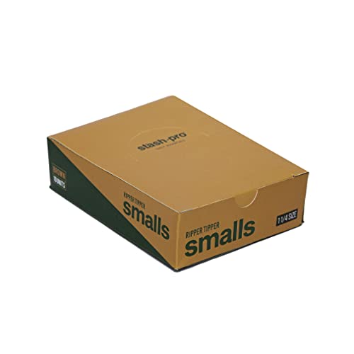 Image of Stash-Pro Small Ripper Tipper Brown Rolling Paper With Roach Paper Length 84 Mm and Tipper Length 23 Mm (Brown, Pack of 5)