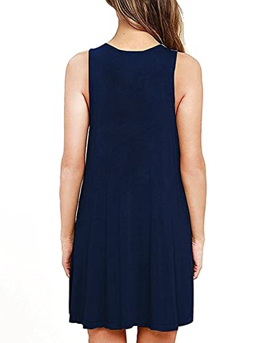 Image of Short /Long Sleeve Women's Cold Shoulder Dress with Pockets Casual Swing T-Shirt Dresses