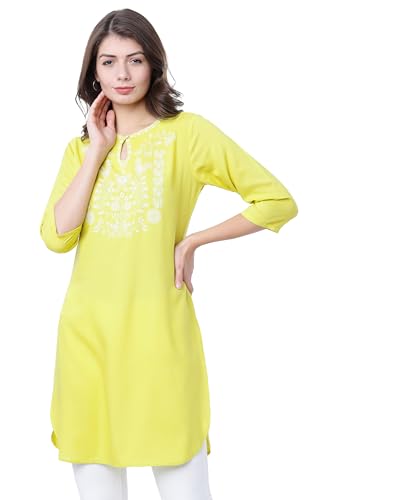 Image of Vishudh Women's Kurta | Comfortable Ethnic Wear for Daily Use | Lightweight & Breathable Indian Top