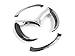 PROMOTORING For MAZDA3 MAZDA5 MAZDA6 CX-7 EVIL 'M' FRONT GRILLE EMBLEM BADGE - CHROME