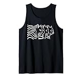 Waveform Cat Line Art Designs