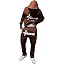 A Tracksuit Mens Full Set Brown