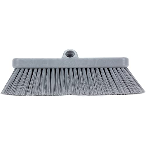 Image of SPARTA 41278EC23 Flo-Thru Plastic Wall Scrub Brush, Equipment Brush With Soft Nylex Bristles For Industrial Kitchens, Hospitals, Commercial Cleaning, 4 Inches, Gray, (Pack of 12)