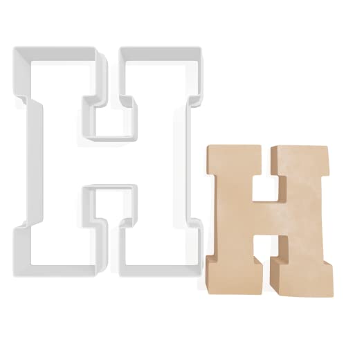 Varsity Letter H Cookie Cutter - 3 Sizes