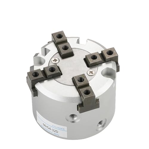 Vérin pneumatique MHS3 32D à double effet style parallèle à 3 doigts pour guidage précis - 6