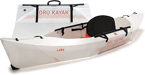 Oru Kayak Faltbares Kajak Lake | Stabil faltbar langlebig leicht - Anfänger Intermediär - Freizeitpaddeln auf Seen und Flüssen - Kapazität  113 kg Größe  aufgebaut   274 x 81 cm 7,7 kg