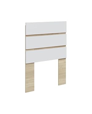 Home Heavenly® Cabecero Ébano – Cabezal para Cama de 90 cm – Diseño Moderno y Compacto – Tablero Melamina con Fijación a Pared – 100x3x126 cm