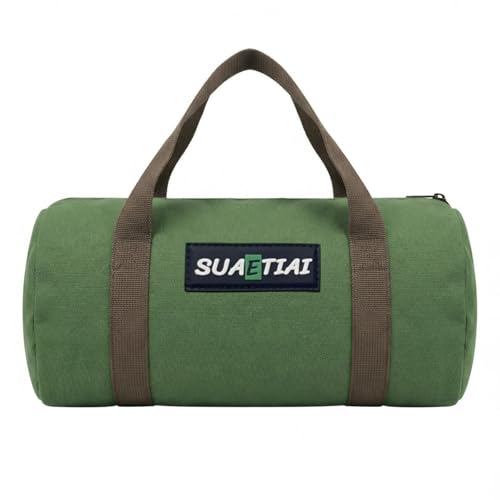 Bolsa de Ferramentas de Lona Pequena com Zíper Lateral Amplo