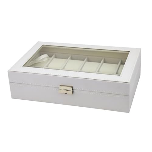 Boîtier de montre en cuir blanc pour sublimer votre dressing