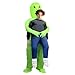 Produktbild Rambex Aufblasbares Kostüm Alien entführung Kostüm Aufblasbares Kostüm Lustig Aufblasen Anzug Fancy Dress Cosplay Kinder Jungen Mädchen Halloween Weihnachten Cosplay Party Shows