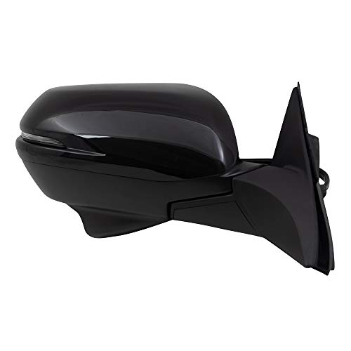 Brock Replacement Passengers Power Side View Mirror Heated W/Signal Camera Compatible With 16-18 Hr-V 76208T7W309 #TOP2