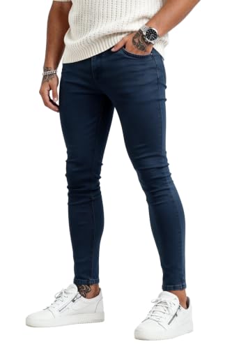 Image of GINGTTO Skinny Jeans Men Slim Fit Stretch Tapered Leg