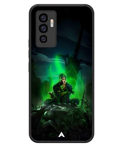 Image of Premium Anime 1 Case for iQOO Z6 (Glossy Finish) Soft-Touch Metal TPU Back Cover, Shockproof, Designer, Aesthetic Mobile Phone Case