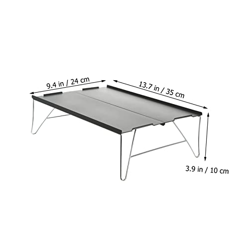 Table de camping pliable en alliage d'aluminium robuste pour pique-nique