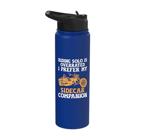 Sidecar Motorcycle Stainless Steel Insulated Water Bottle