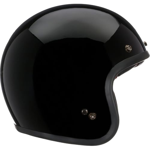 Casque Moto Rétro Bell Custom 500 Solid ECE - Couleur Black Taille M - 2