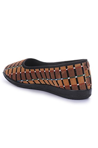 Image of Liberty A-HA SPL.Belly Women Casual Velvet Ballerina Flats - Soft Belly for Women & Stylish Juti - Padded Foam Walking Shoes for Ladies - Office Footwear & Comfortable Winter Bellies - Lightweight