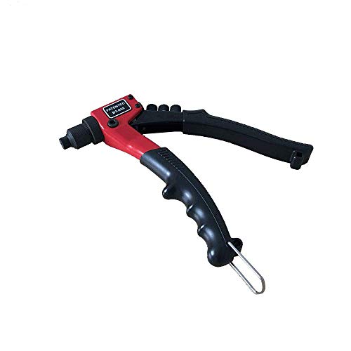 Pistola De Remachar Pistola De Tuercas De Remache Neumática De Alta Resistencia Remachadora Estándar De Una Sola Mano Con 4 Adaptadores De Boquilla Para Mantenimiento De Mueble Herramienta