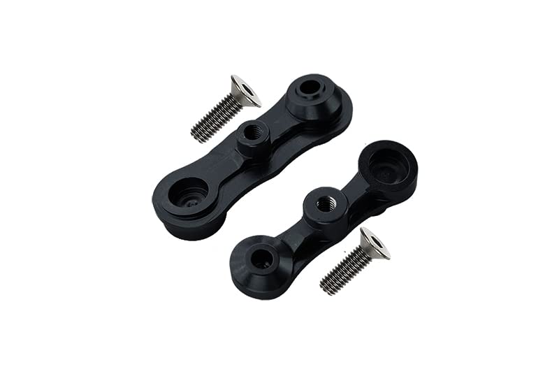 GPM Aluminium Stabilizing Mount For Steering Assembly For LOSI 1:6 4WD Super Baja Rey LOS05013 / Super Baja Rey 2.0 LOS05021 Upgrades - Black