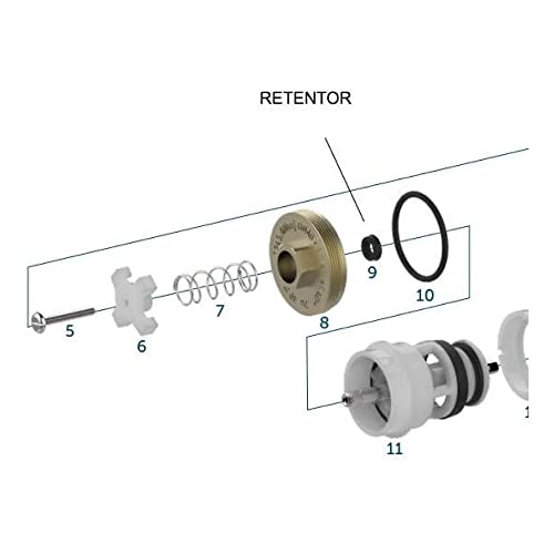 Retentor Vedante Para Válvula Hydra Max 2550 Eixo Deca Blukit 349403