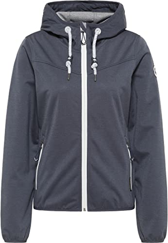 Schmuddelwedda Damen Funktionsjacke, Rauchmarine, L