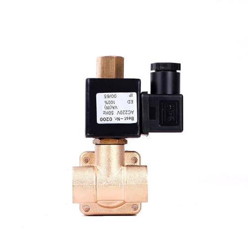 Électrovanne en laiton normalement ouverte 12V CC haute pression pour fluides - 2