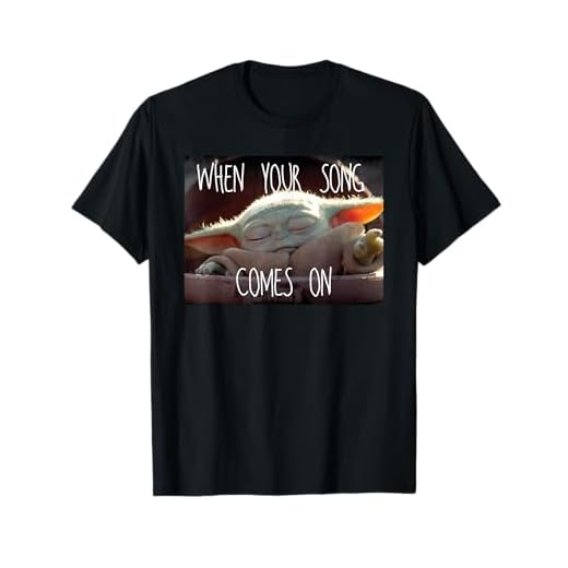 Star Wars The Mandalorian The Child When Your Song Comes On T-Shirt