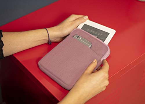 MyGadget-Bolsa-de-Nylon-de-10-para-Tablet-Estuche-Acolchado-para-Apple-iPad-97-Air-Pro-Mini-Samsung-Galaxy-Tab-S3-Maletin-Impermeable-Rosado